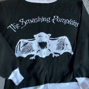 ***SOLD*** limited smashing pumpkins we only come out at night bat sweater